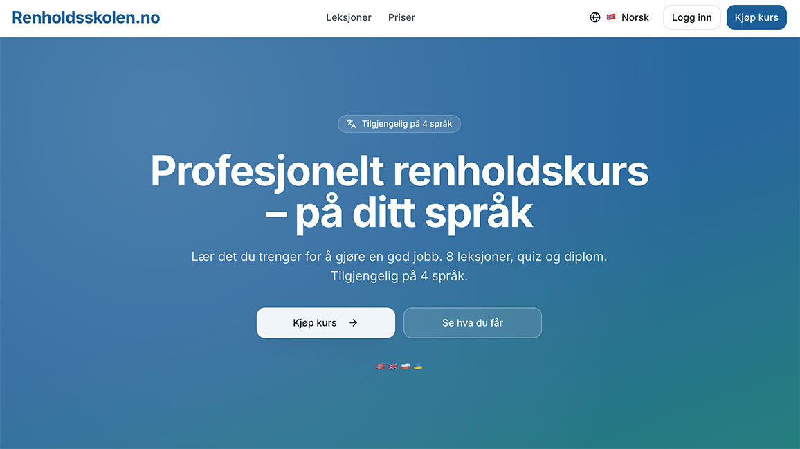 Renholdsskolen.no